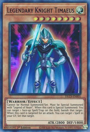 Legendary Knight Timaeus (Blue) (Ultra Rare) [DLCS-EN001] 1st Edition