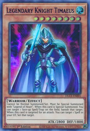 Legendary Knight Timaeus (Purple) (Ultra Rare) [DLCS-EN001] 1st Edition