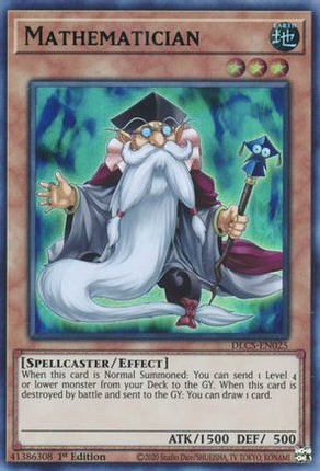 Mathematician (Green) (Ultra Rare) [DLCS-EN025] 1st Edition