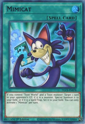 Mimicat (Purple) (Ultra Rare) [DLCS-EN078] 1st Edition