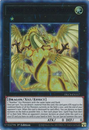 Number 100: Numeron Dragon (Purple) (Ultra Rare) [DLCS-EN117] 1st Edition