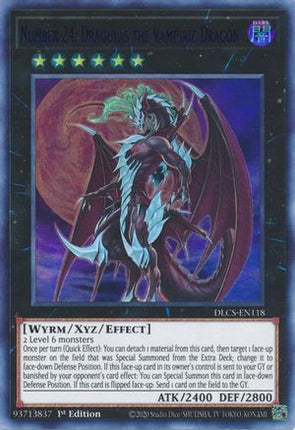 Number 24: Dragulas the Vampiric Dragon (Blue) (Ultra Rare) [DLCS-EN118] 1st Edition
