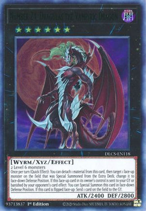 Number 24: Dragulas the Vampiric Dragon (Green) (Ultra Rare) [DLCS-EN118] 1st Edition
