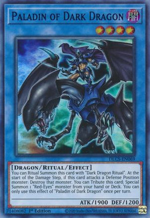 Paladin of Dark Dragon (Blue) (Ultra Rare) [DLCS-EN069] 1st Edition