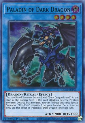 Paladin of Dark Dragon (Green) (Ultra Rare) [DLCS-EN069] 1st Edition