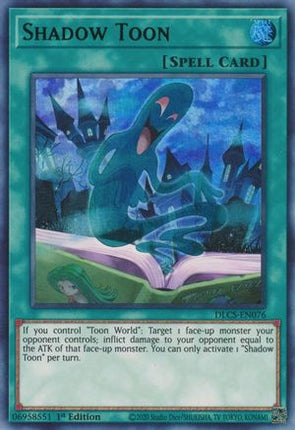 Shadow Toon (Green) (Ultra Rare) [DLCS-EN076] 1st Edition