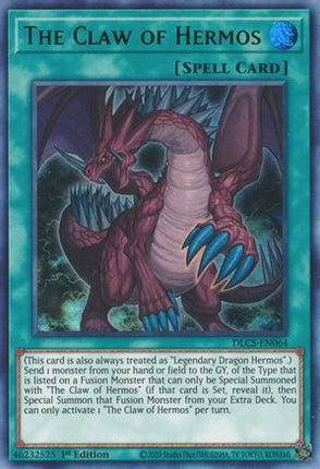 The Claw of Hermos (Green) (Ultra Rare) [DLCS-EN064] 1st Edition