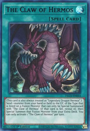 The Claw of Hermos (Purple) (Ultra Rare) [DLCS-EN064] 1st Edition
