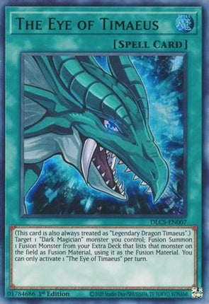 The Eye of Timaeus (Green) (Ultra Rare) [DLCS-EN007] 1st Edition