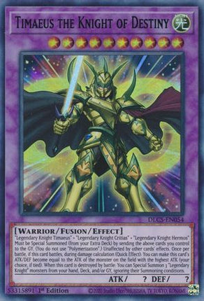 Timaeus the Knight of Destiny (Purple) (Ultra Rare) [DLCS-EN054] 1st Edition