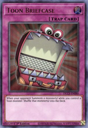 Toon Briefcase (Purple) (Ultra Rare) [DLCS-EN080] 1st Edition