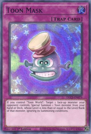 Toon Mask (Blue) (Ultra Rare) [DLCS-EN079] 1st Edition