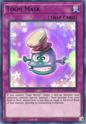 Toon Mask (Purple) (Ultra Rare) [DLCS-EN079] 1st Edition