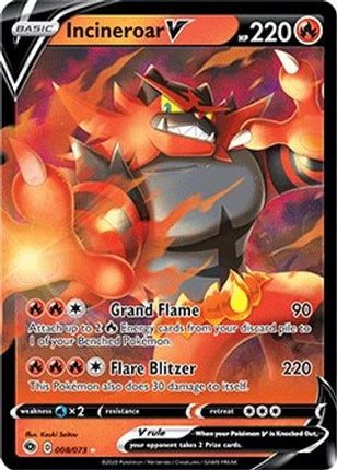 Incineroar V - 8/73 [Champion's Path] Holofoil