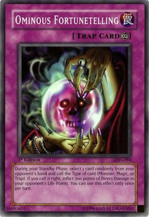 Ominous Fortunetelling (Common / Short Print) [LOD-094] Legacy of Darkness 1st Edition