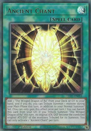 Ancient Chant (Ultra Rare) [LED7-EN004] 1st Edition