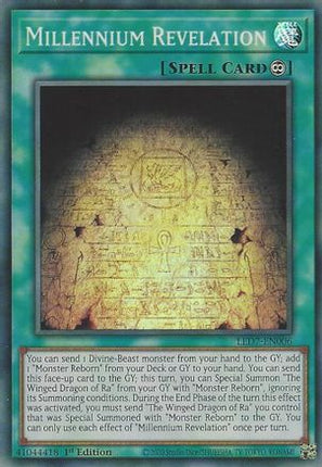 Millennium Revelation (Super Rare) [LED7-EN006] 1st Edition