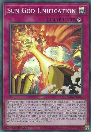 Sun God Unification (Super Rare) [LED7-EN007] 1st Edition