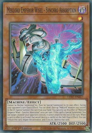 Meklord Emperor Wisel - Synchro Absorption (Super Rare) [LED7-EN017] 1st Edition