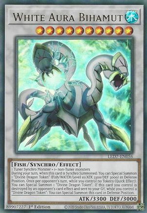 White Aura Bihamut (Ultra Rare) [LED7-EN056] 1st Edition