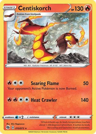 Centiskorch - 10/73 [Champion's Path] Reverse Holofoil