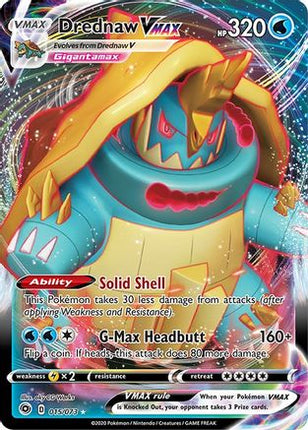 Drednaw VMAX - 15/73 [Champion's Path] Holofoil