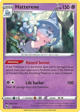Hatterene - 20/73 [Champion's Path] Reverse Holofoil