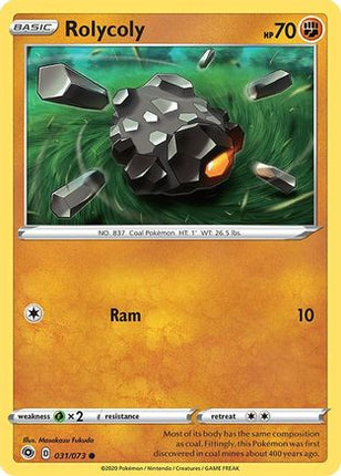 Rolycoly - 31/73 [Champion's Path] Reverse Holofoil