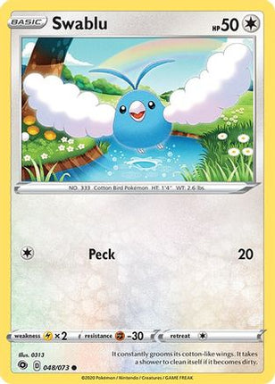 Swablu - 48/73 [Champion's Path] Reverse Holofoil