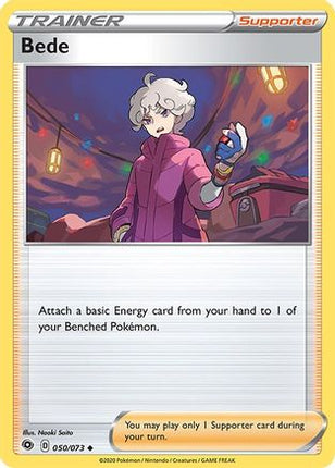 Bede - 50/73 [Champion's Path] Reverse Holofoil
