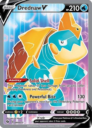 Drednaw V (Full Art) - 69/73 [Champion's Path] Holofoil