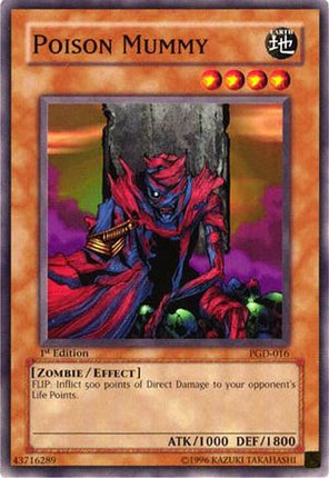 Poison Mummy (Common / Short Print) [PGD-016] Pharaonic Guardian 1st Edition