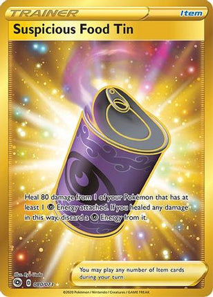 Suspicious Food Tin (Secret) - 80/73 [Champion's Path] Holofoil