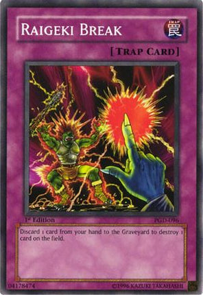 Raigeki Break (Common / Short Print) [PGD-096] Pharaonic Guardian 1st Edition