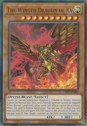 The Winged Dragon of Ra (Alternate Art) (Ultra Rare) [LED7-EN000] Unlimited