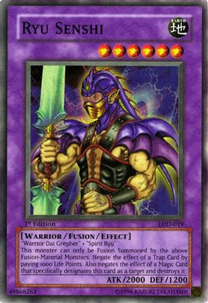 Ryu Senshi (Super Rare) [LOD-019] Legacy of Darkness Unlimited