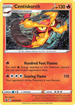 Centiskorch - SWSH048 - SWSH048/null [SWSH: Sword & Shield Promo Cards] Holofoil