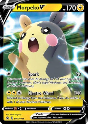 Morpeko V - SWSH056 - SWSH056/null [SWSH: Sword & Shield Promo Cards] Holofoil