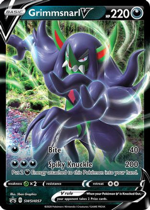 Grimmsnarl V - SWSH057 - SWSH057/null [SWSH: Sword & Shield Promo Cards] Holofoil