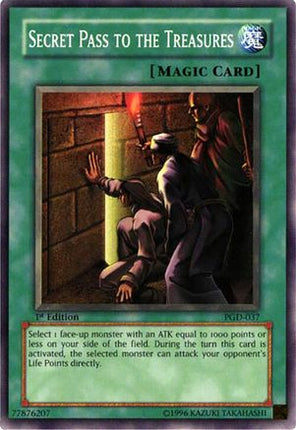 Secret Pass to the Treasures (Common / Short Print) [PGD-037] Pharaonic Guardian 1st Edition