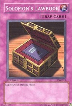 Solomon's Lawbook (Common / Short Print) [PSV-013] Pharaoh's Servant Unlimited