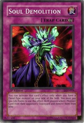 Soul Demolition (Common / Short Print) [LOD-014] Legacy of Darkness 1st Edition