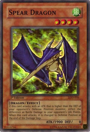 Spear Dragon (Super Rare) [LOD-035] Legacy of Darkness 1st Edition