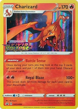 Charizard - SWSH066 (Prerelease) [Staff] - null/null [SWSH: Sword & Shield Promo Cards] Holofoil