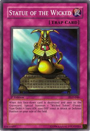 Statue of the Wicked (Super Rare) [PGD-046] Pharaonic Guardian 1st Edition