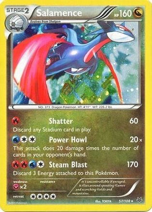 Salamence - 57/108 (Cosmos Holo) [Blister Exclusives] Holofoil