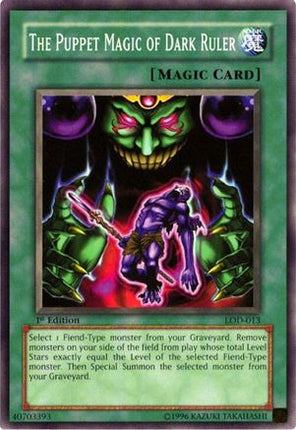 The Puppet Magic of Dark Ruler (Common / Short Print) [LOD-013] Legacy of Darkness Unlimited