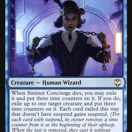 Sinister Concierge [New Capenna Commander Promos] Foil