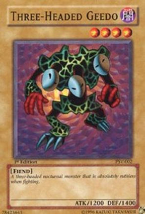 Three-Headed Geedo (Common / Short Print) [PSV-002] Pharaoh's Servant 1st Edition