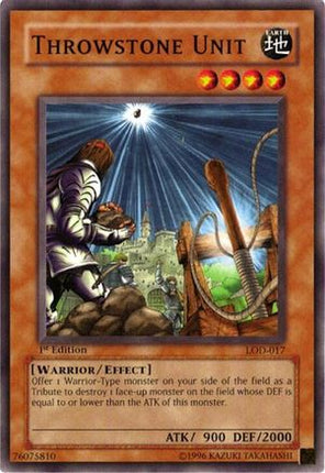 Throwstone Unit (Common / Short Print) [LOD-017] Legacy of Darkness Unlimited